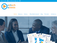 Tablet Screenshot of edtech-assess.com